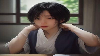 设计师在工作台上对比潘通色卡与数字屏幕显示色彩，探讨屏幕与印刷色差问题